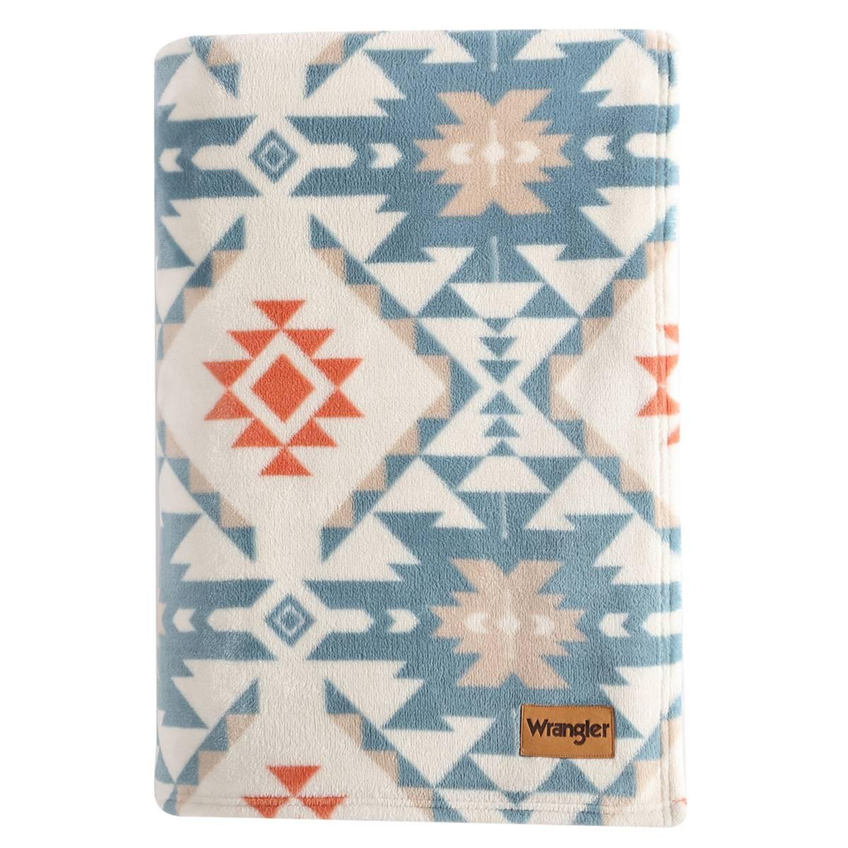Wrangler Dakota Plush-Fleece Blanket