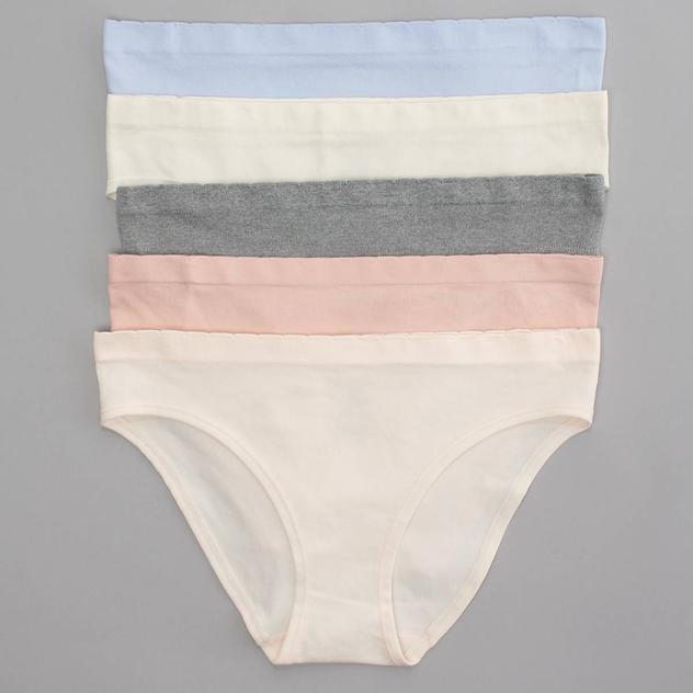 Womens Jessica Simpson 5pk. Seamless Bikini Panties - JS50187
