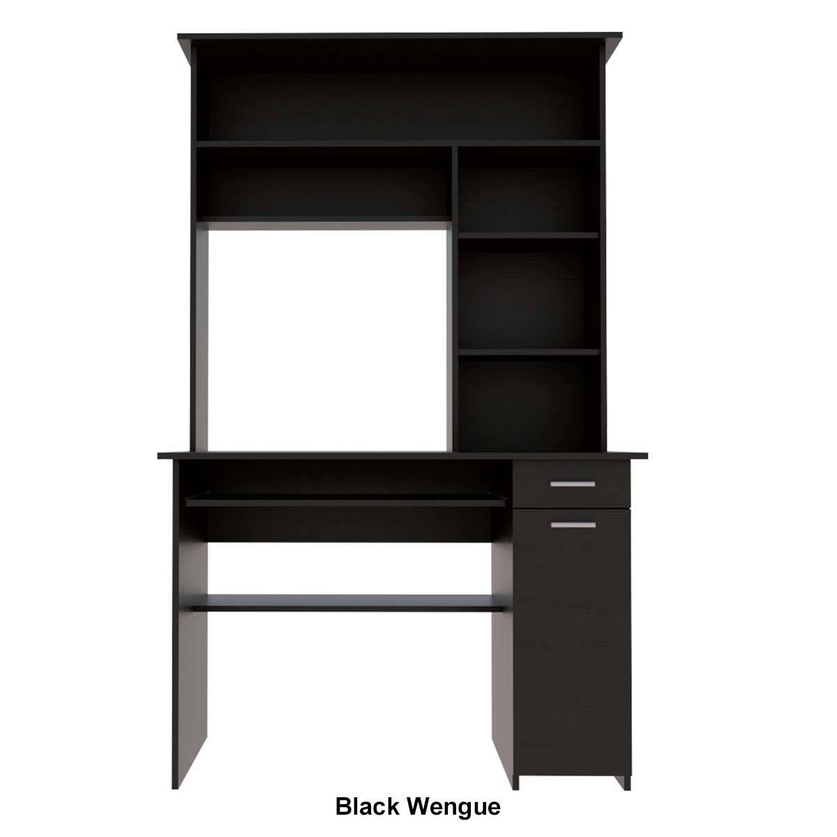 FM FURNITURE Weston Two Computer Desk w/ Hutch