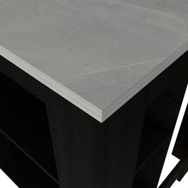 FM FURNITURE Brooklyn Ibiza Marble Top Kitchen Island