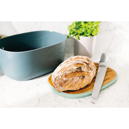 BergHOFF Leo Natural Bamboo Covered Bread Box & Cutting Board