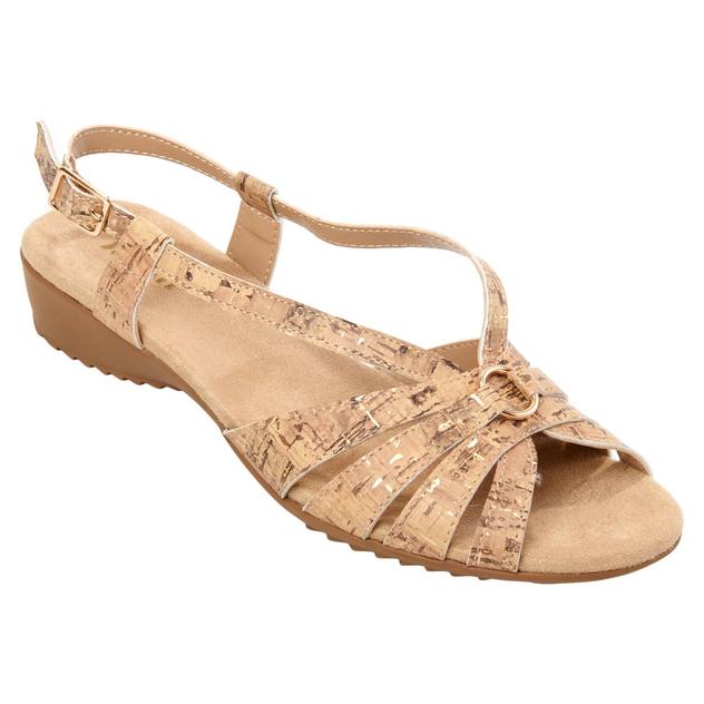 Womens Judith™ Sally Cork Strappy Wedge Sandals