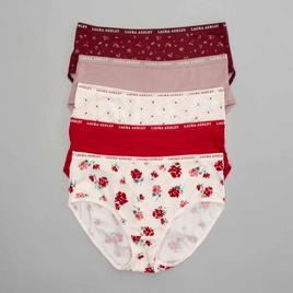 Womens Laura Ashley 5pk Brushed Micro Briefs - LS3208-5PKBC