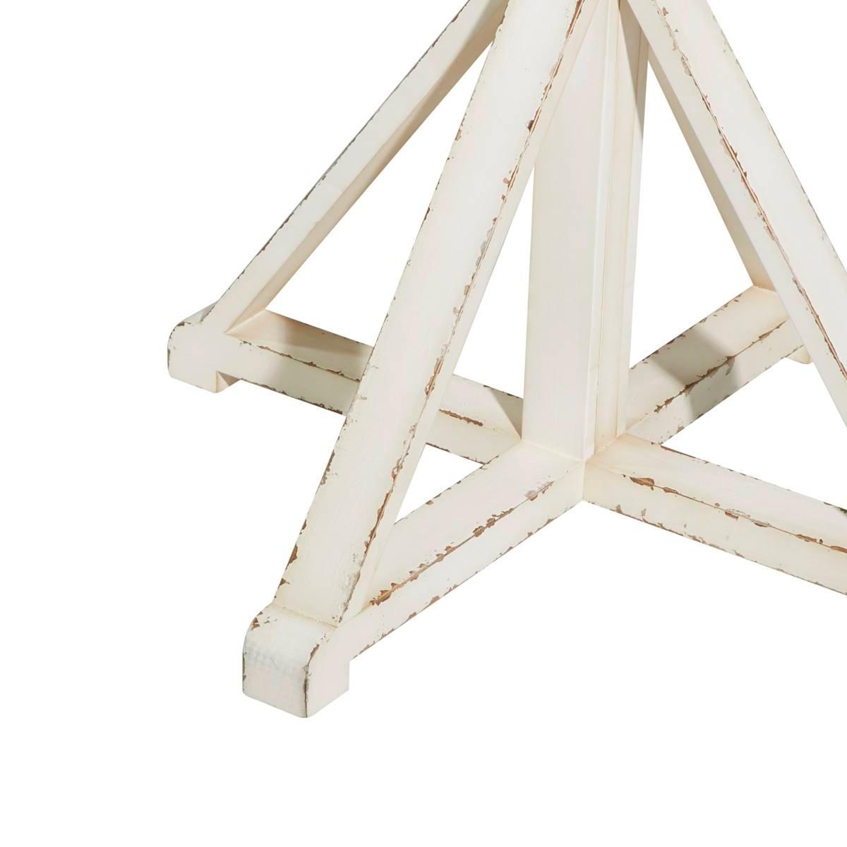 9th & Pike® White Wood Farmhouse Accent Table
