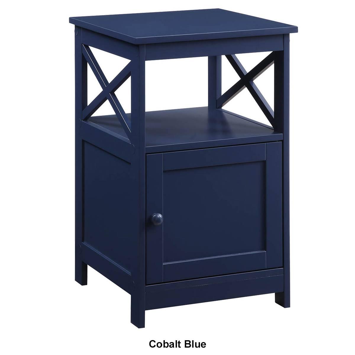 Convenience Concepts Oxford End Table w/ Storage Cabinet