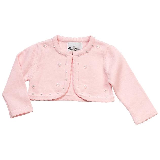 Baby Girl (12-24M) Rare Editions Pearl Detail Cardigan