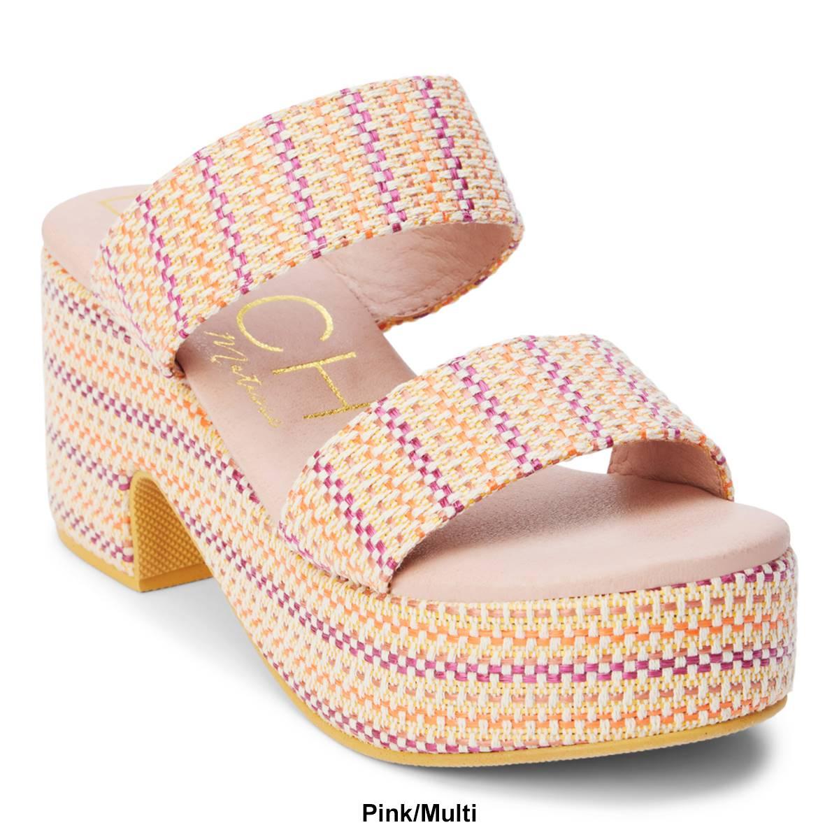 Womens Beach by Matisse Ocean Ave Heeled Slide Sandals