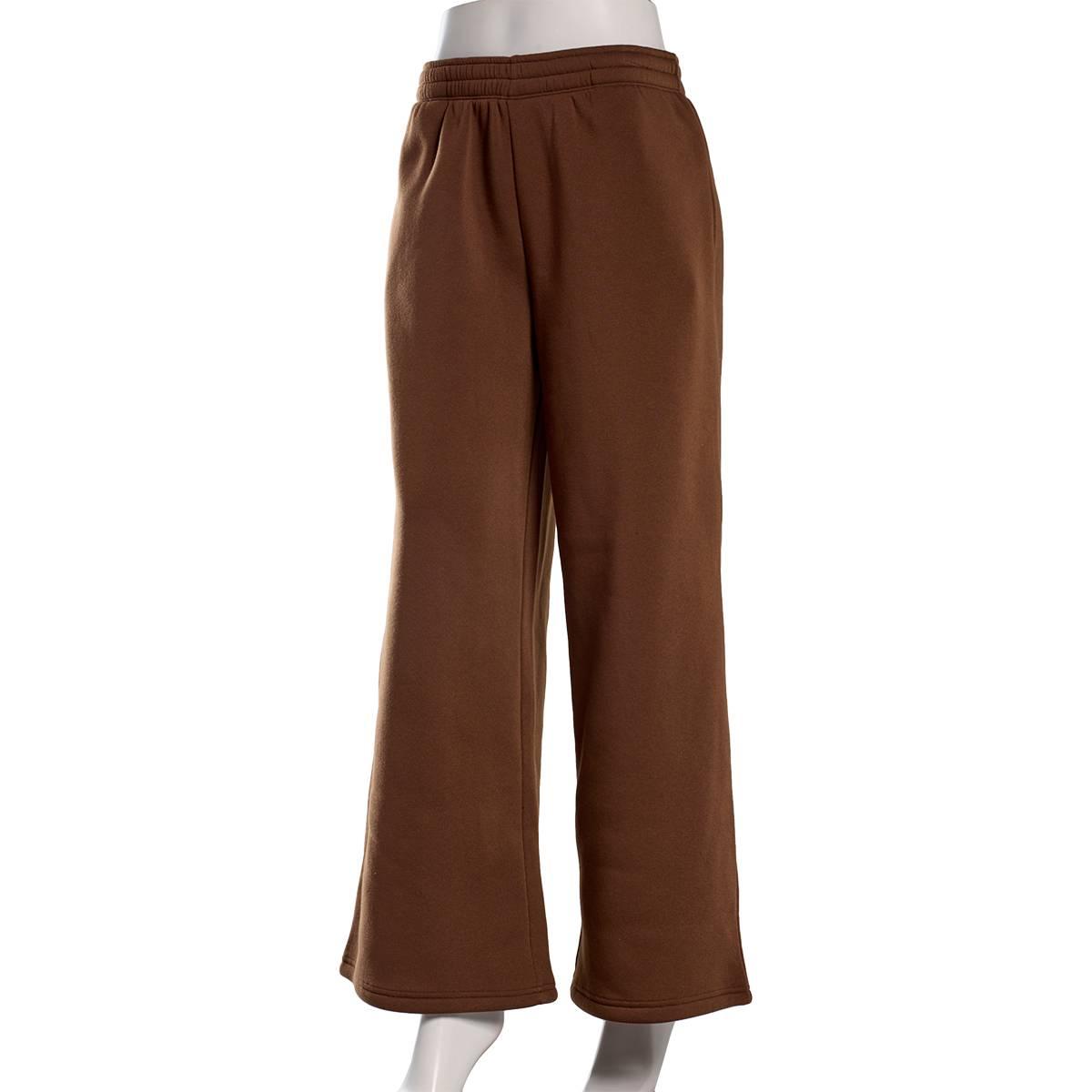 Juniors No Comment Super Wide Leg Fleece Sweatpants