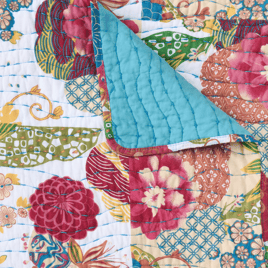 Greenland Home Fashions™ Jewel Reversible Quilted Throw Blanket