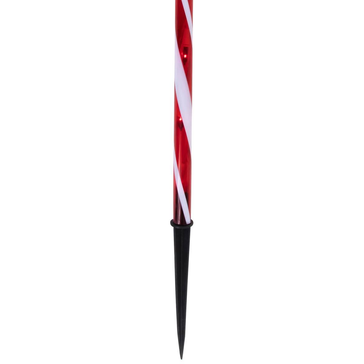 Northlight Seasonal 3pc. White/Red Candy Cane Pathway Markers