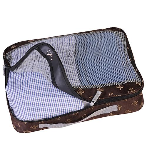 American Flyer Fleur De Lis 3pc. Packing Set-Brown