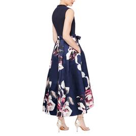 Womens SLNY Elegant Floral High Low Party Dress