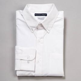 Mens Preswick & Moore(R) Regular Fit Stretch Dress Shirt - White