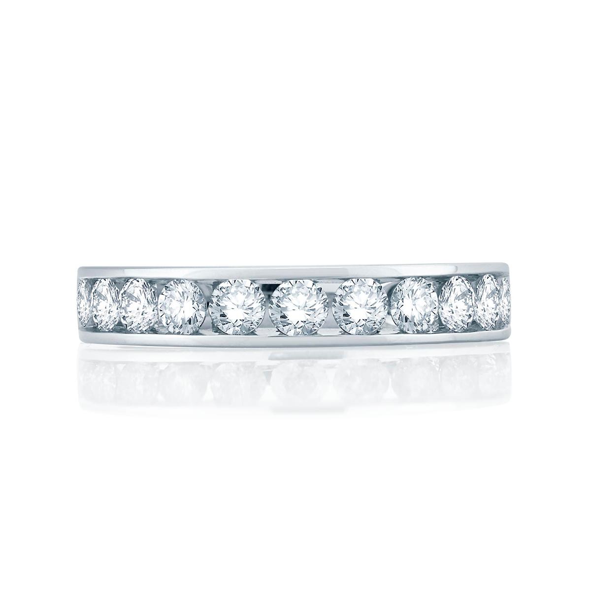 Nova Star® Sterling Silver 1ctw. Lab Grown Diamond Band Ring