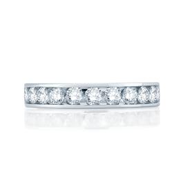 Nova Star® Sterling Silver 1ctw. Lab Grown Diamond Band Ring