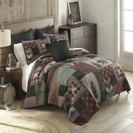 Donna Sharp Greenwood Patch Quilt Set