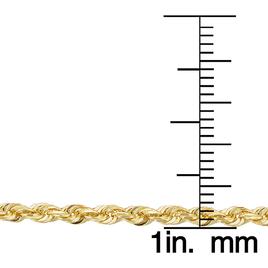 Unisex Gold Classics™ 10kt. Yellow Gold 2.7mm 20in. Rope Chain