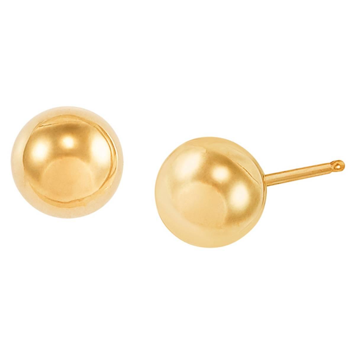 Gold Classics(tm) 10kt. Yellow Gold Polished Ball Stud Earrings