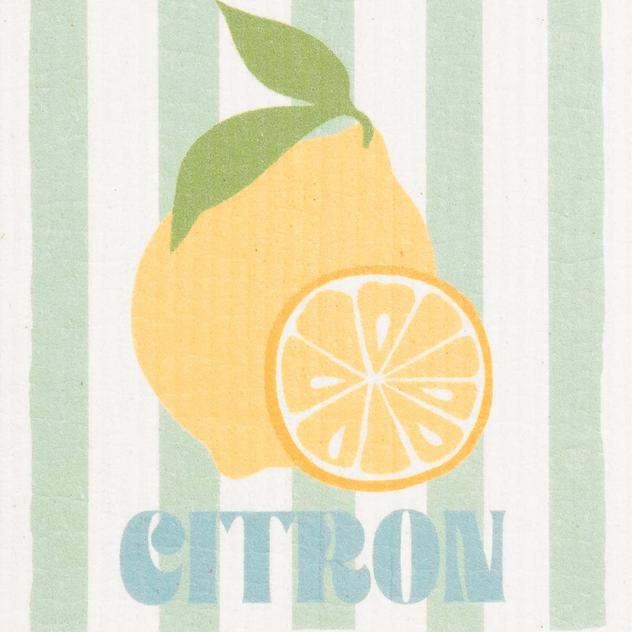 2pk. Citron Lemon Swedish Dishcloths