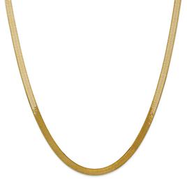 Unisex Gold Classics(tm) 5.0mm. 14k Silky Herringbone Chain Necklace