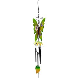 Northlight Seasonal 15.7in. Metal Butterfly Garden Wind Chimes