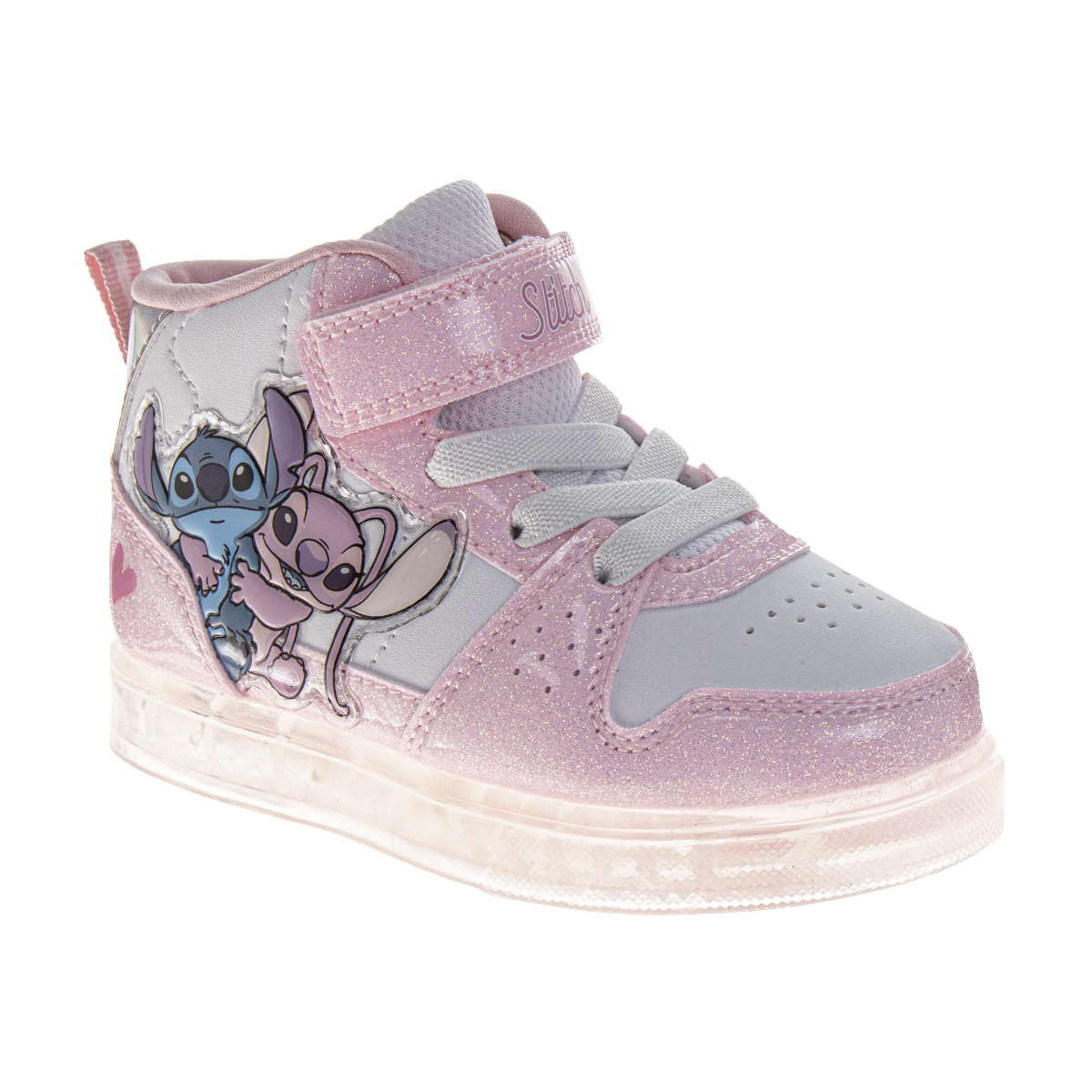 Toddler Girls Disney(tm) Stitch High Top Fashion Sneakers