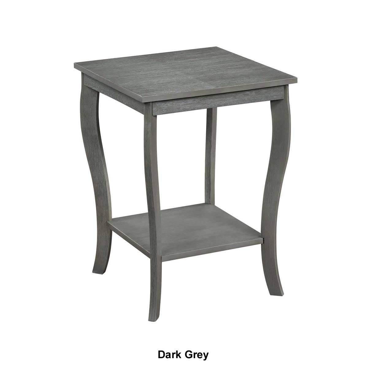 Convenience Concepts American Heritage Square End Table w/ Shelf