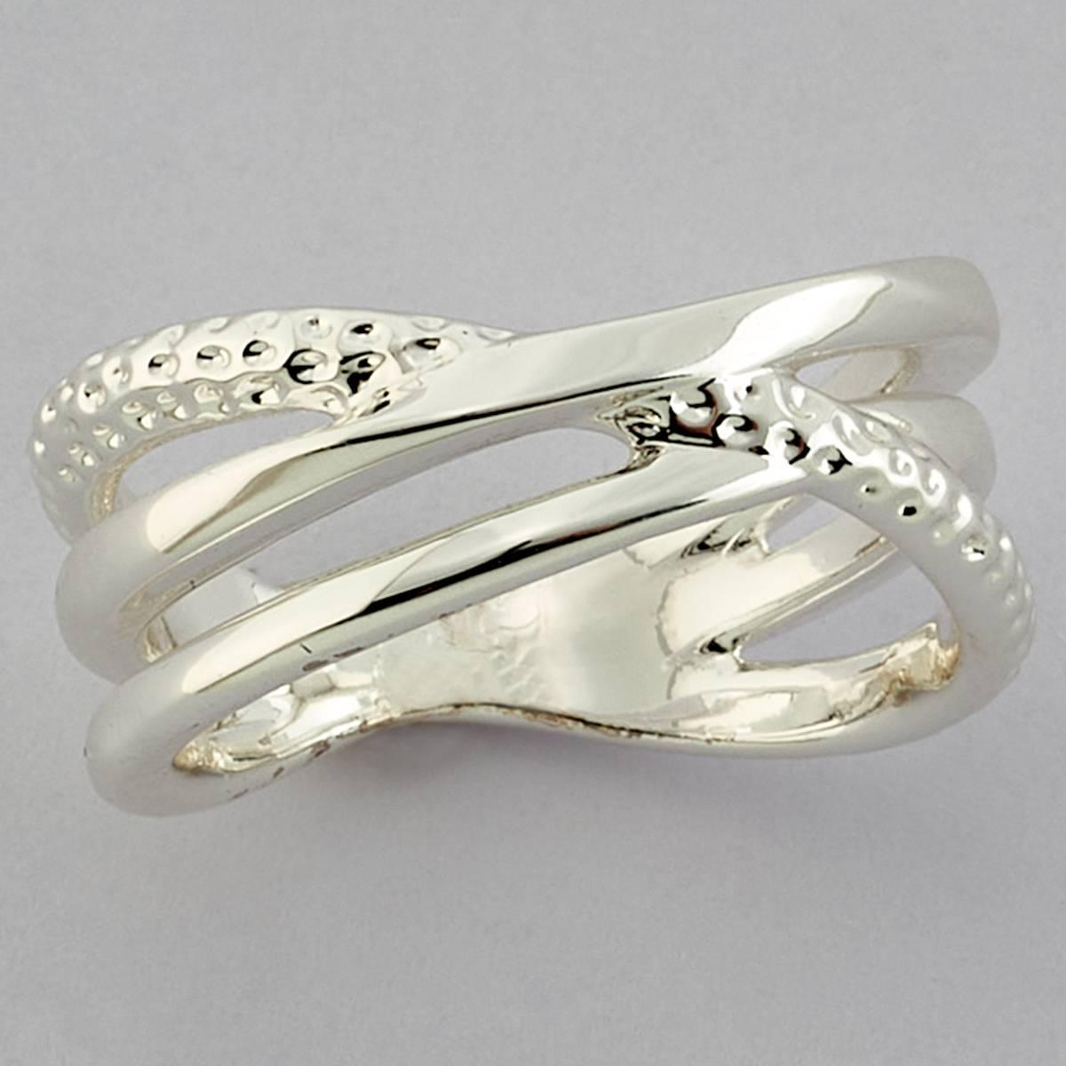 Ashley Cooper(tm) Silver-Tone Multi Band Ring