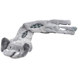 Smithsonian Longamals Elephant Squeak Dog Toy