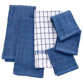 6pk. Kitchen Towel & Dish Cloth Set