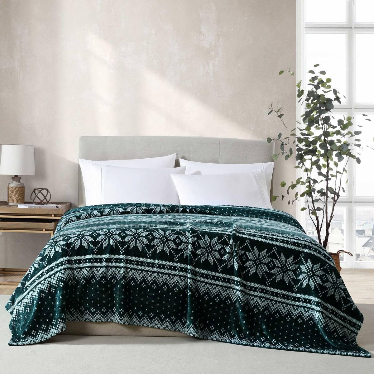 Nautica Fairisle Texture Blanket