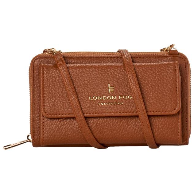 Womens London Fog Large Crossbody Wallet