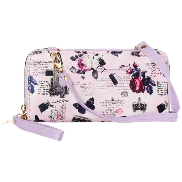Womens Sasha Butterfly 2 Crossbody Wallet