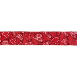 Northlight Seasonal 30ft. Dotted Hearts Craft Ribbon