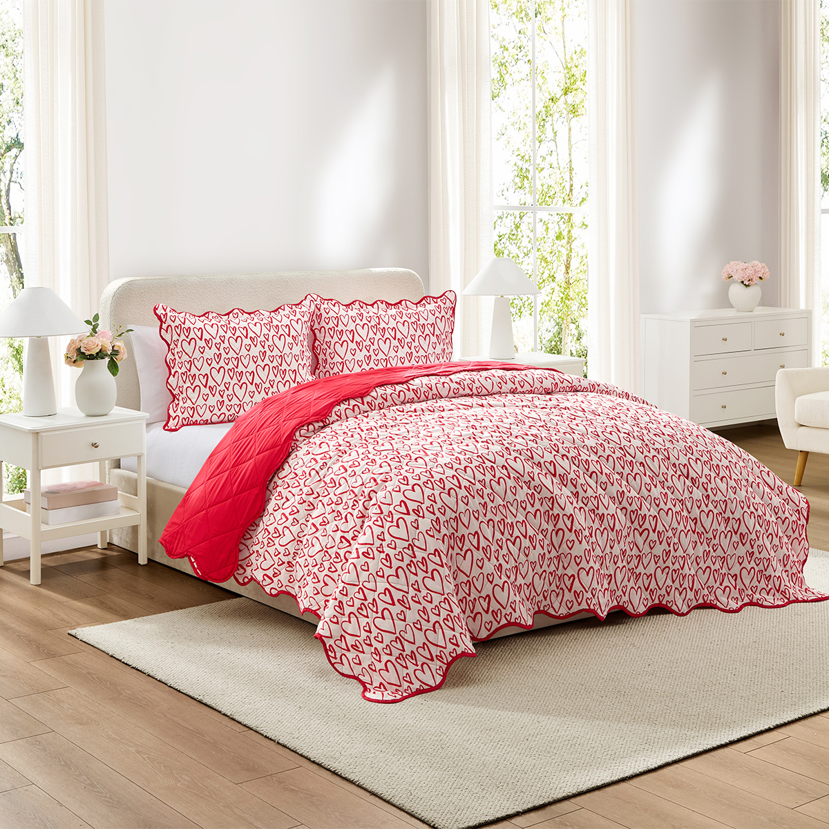 Hallmark Heart Strings 3pc. Quilt Set