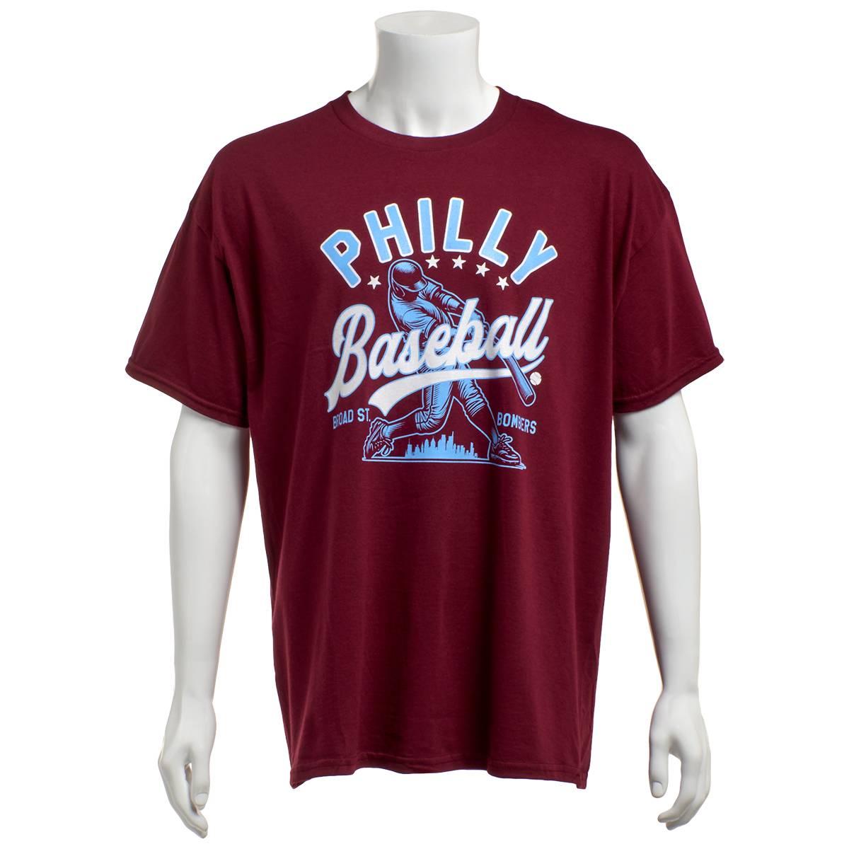 Mens Tailgate Philadelphia Baseball Torpedo Slugger Tee