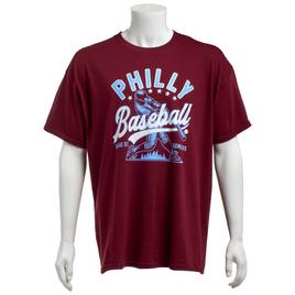 Mens Tailgate Philadelphia Baseball Torpedo Slugger Tee