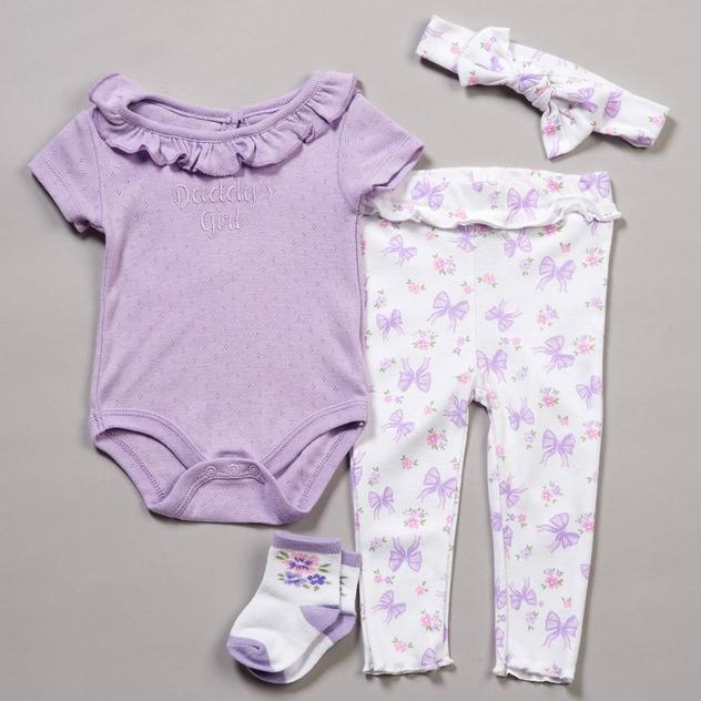 Baby Girl (3-9M) Baby Essentials® Dads Girl Bodysuit Pant Set