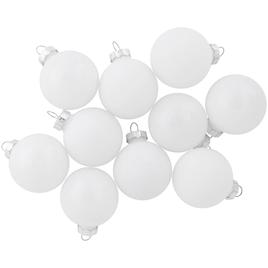 Northlight Seasonal 10ct. Glass Christmas Ball Ornaments