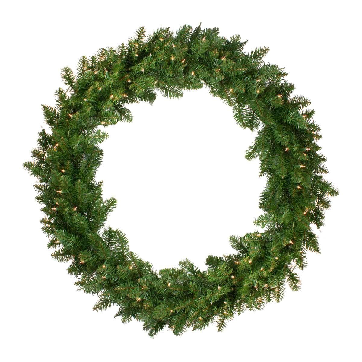 Northlight Seasonal 48in. Pre-Lit Eastern Pine Christmas Wreath