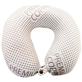 Rejuve Health Wellness Copper Memory Foam Travel Neck Pillow