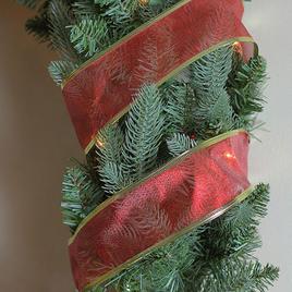 Northlight Seasonal 12pk. Red & Gold Wired Ribbon