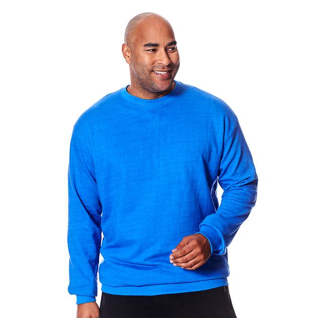 Mens Big & Tall Starting Point® Crew Neck Solid Sweatshirt