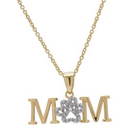 Accents by Gianni Argento Diamond Accent Mom Paw Pendant