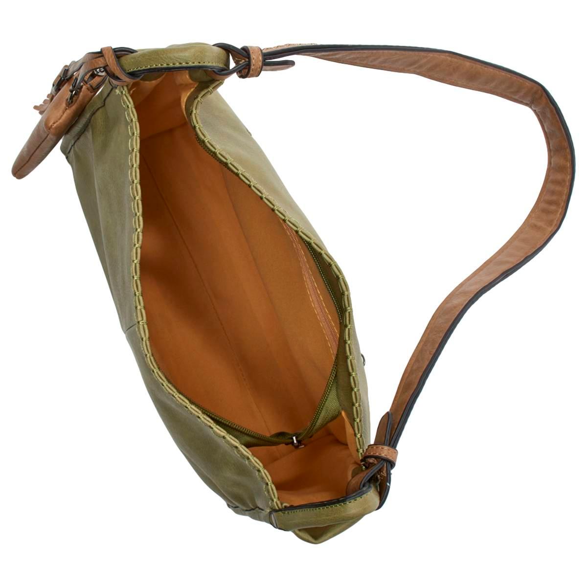 DS Fashion NY Slouchy Crossbody Hobo w/ Coin Purse
