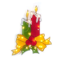 Sienna Glazed 35 Light Window Candle - 18 in.