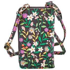 Womens DS Fashion North/South Crossbody Wallet with Tech Window