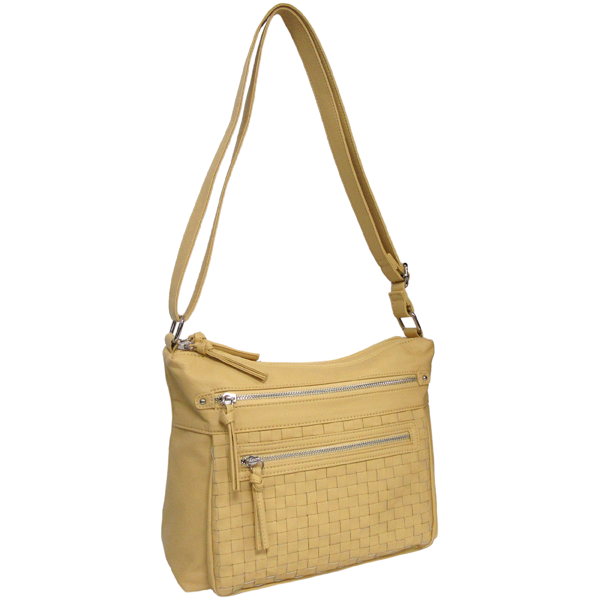 Bueno Smooth Washed Woven Hobo $85