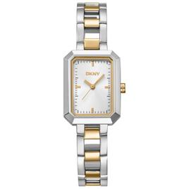 Womens DKNY Uptown Midi Two-Tone Bracelet Watch - DK1L009M0035