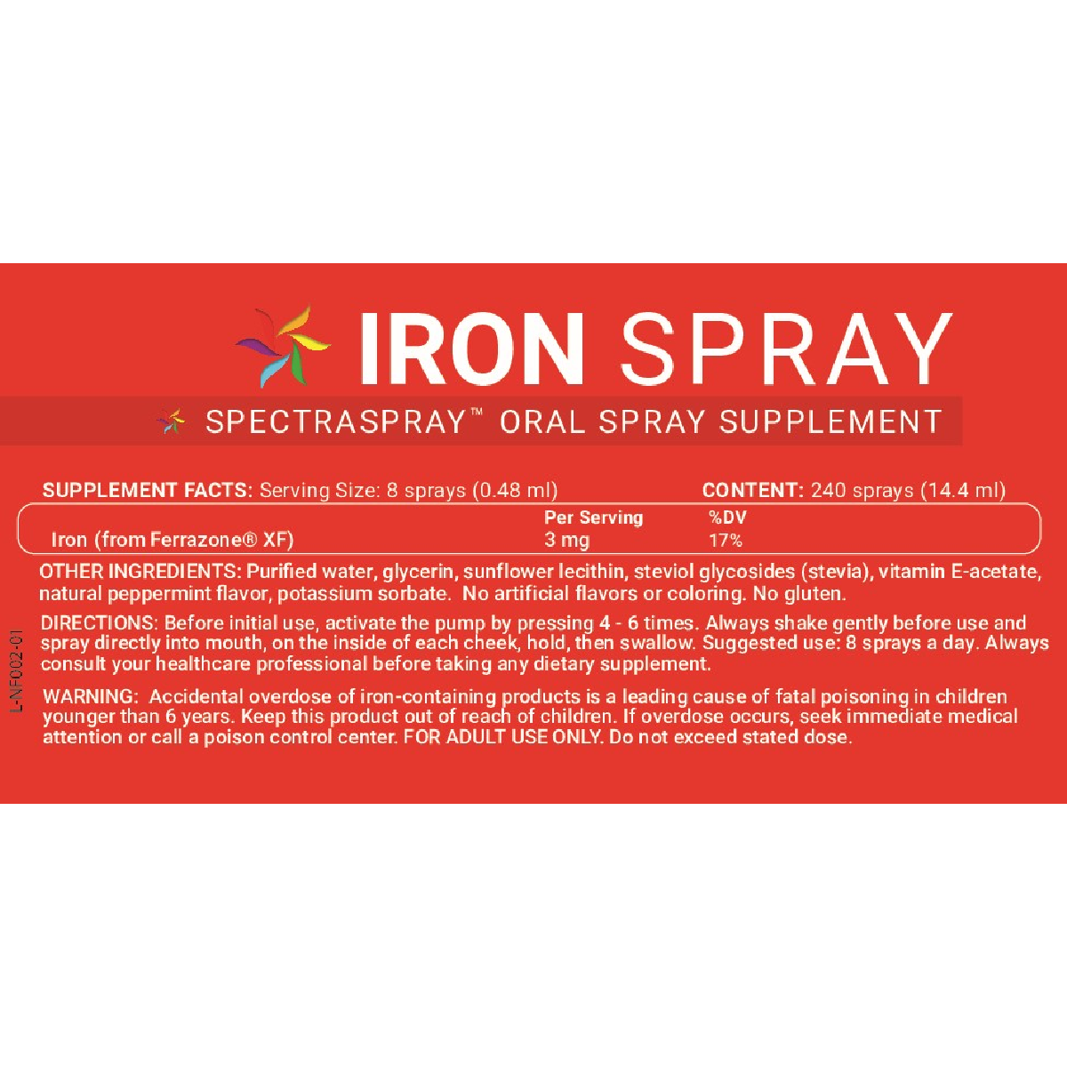 Spectraspray® Iron Mineral Oral Spray